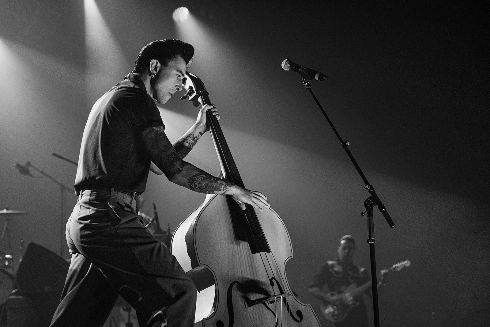 Spunyboys – contrebasse en feu